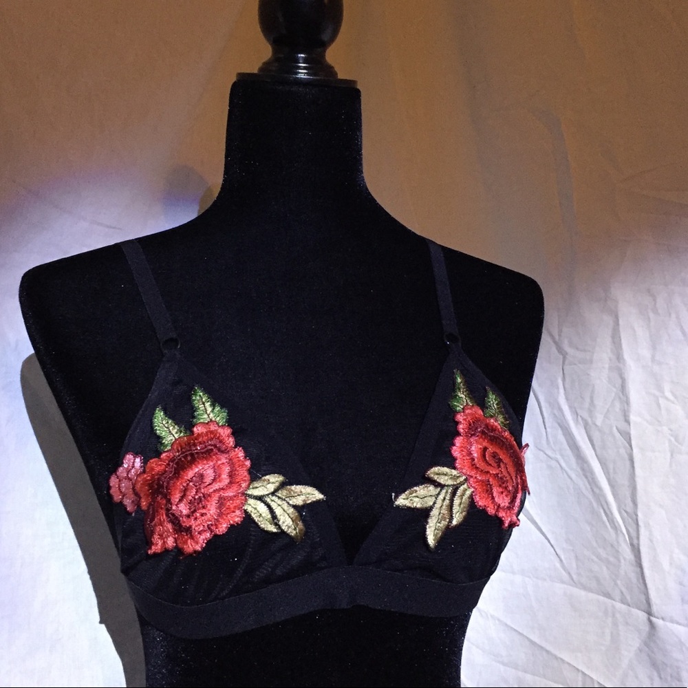 NEW Embroidered Bralette - Picture 3 of 6